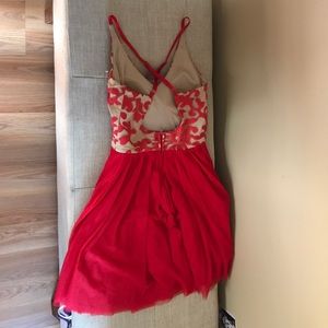 Red Puffy Dress