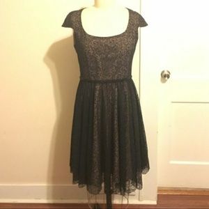 Zac Posen black knee length dress