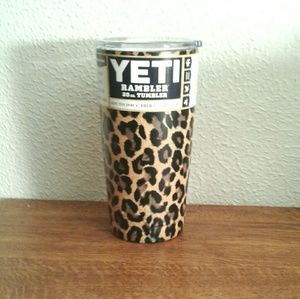 leopard yeti tumbler