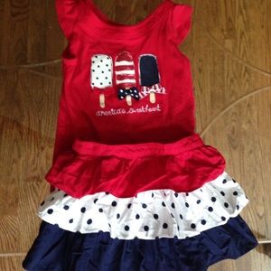Girls size 5 outfit