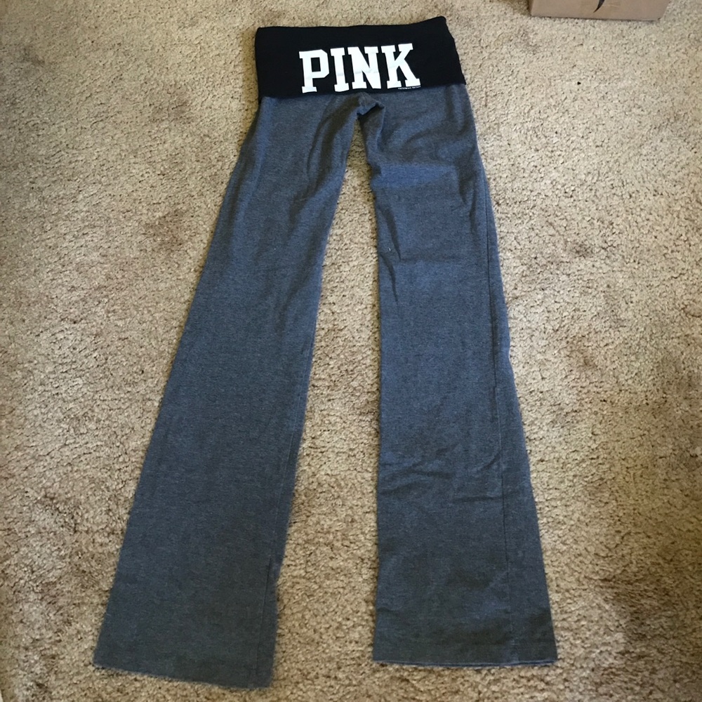Victoria's Secret pink boot cut leggings