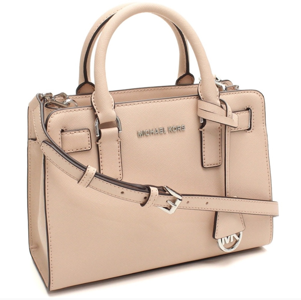 Michael Kors Blush Pink handbag w/silver accents