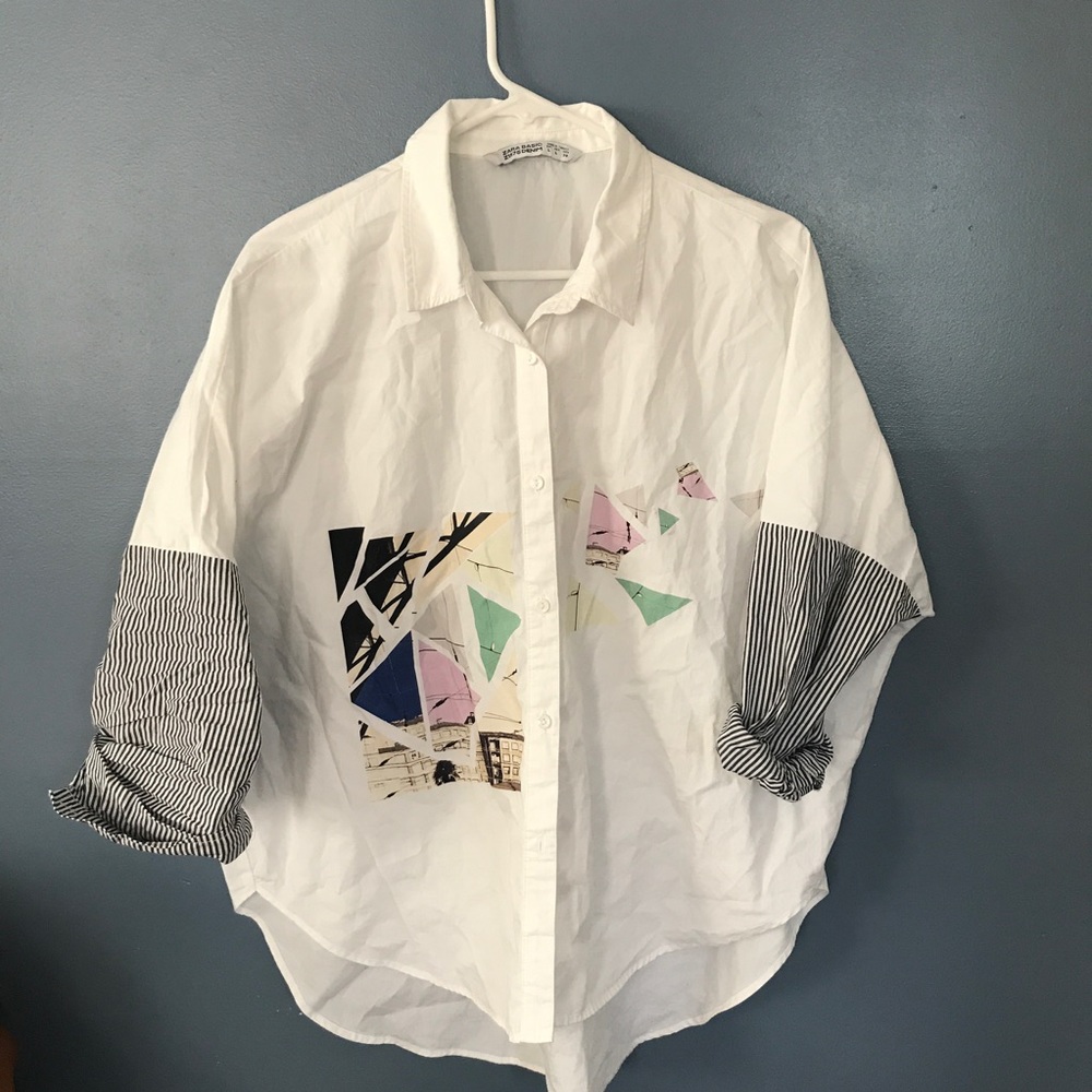 Zara - 90s inspired button down.