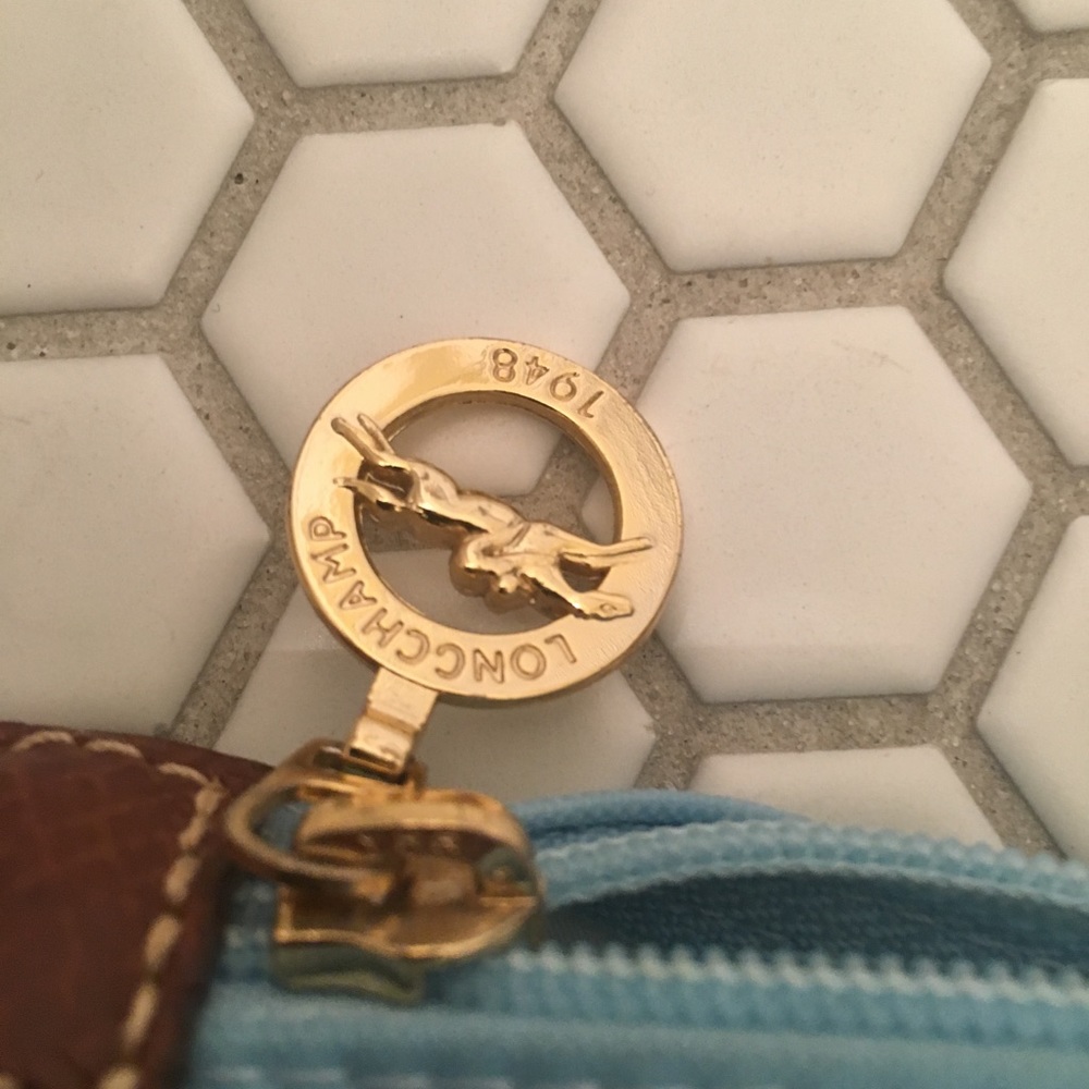LONGCHAMP Small "Déposé" Blue Bag - Picture 5 of 8