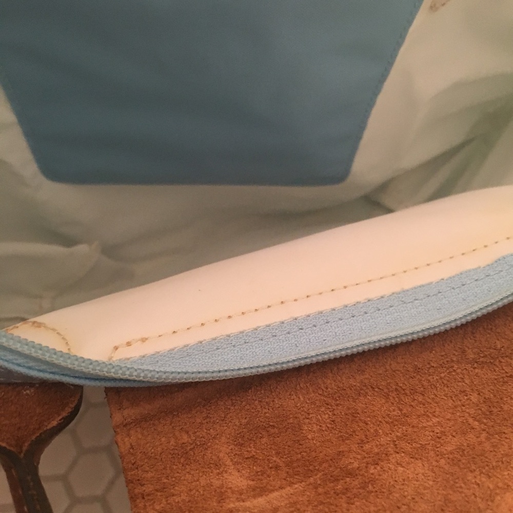 LONGCHAMP Small "Déposé" Blue Bag - Picture 7 of 8