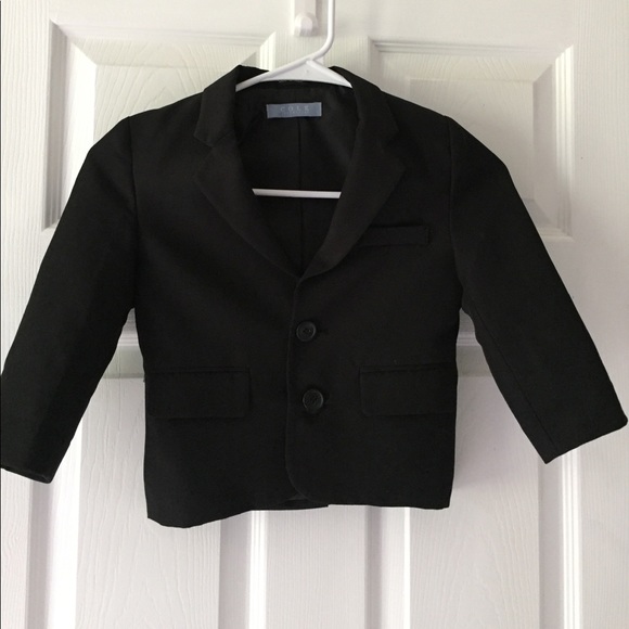 Toddler Boy 3-piece black suit - Picture 4 of 4