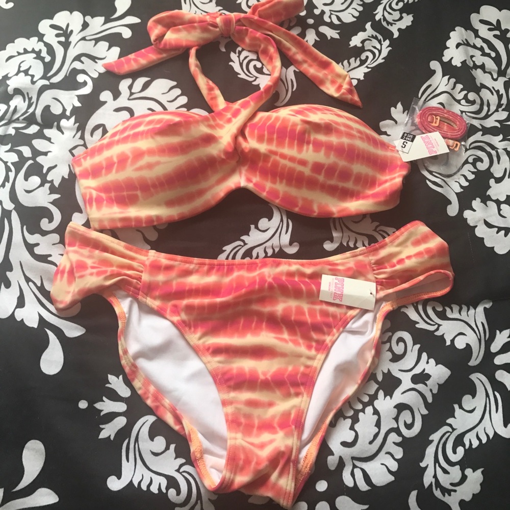 Victoria Secret Pink Tie Dye Bathing Suit