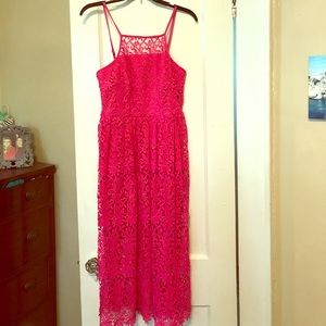 Lace midi dress from River Island