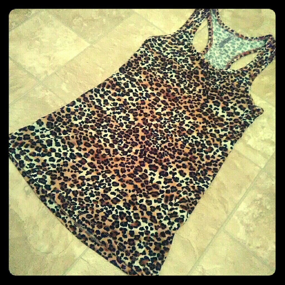 Stretchy Cheetah Print Tank