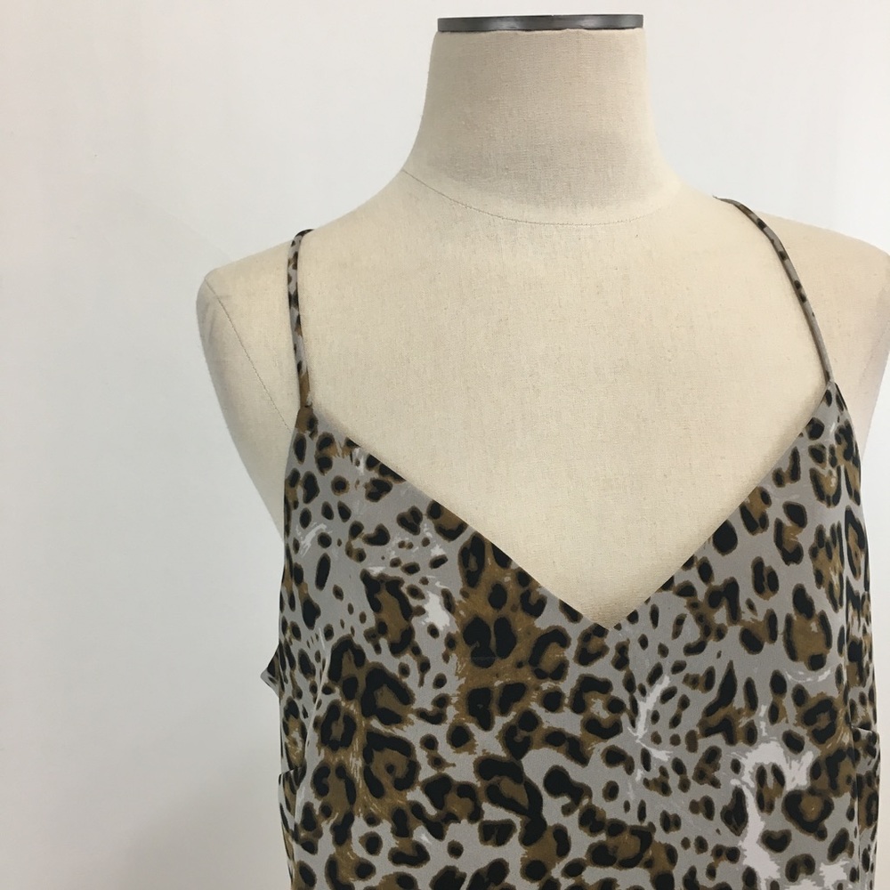 Banana Republic- Grey Leopard Tank SZ M_2