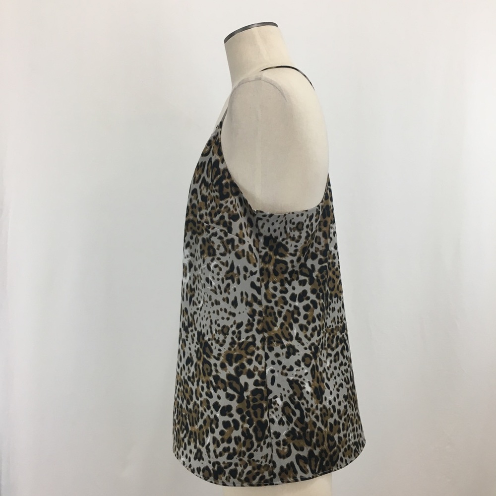 Banana Republic- Grey Leopard Tank SZ M_3