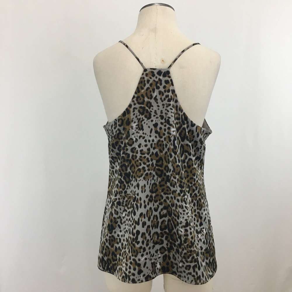 Banana Republic- Grey Leopard Tank SZ M_4