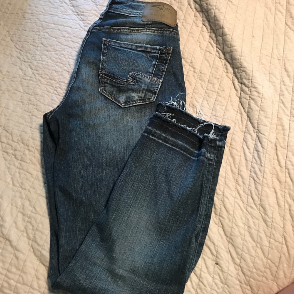 Silver jeans