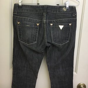 Guess skinny leg jeans.