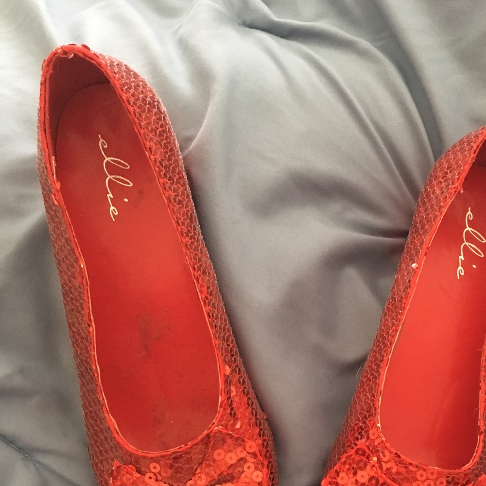 Ruby red slippers size 9