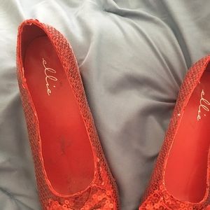Ruby red slippers size 9