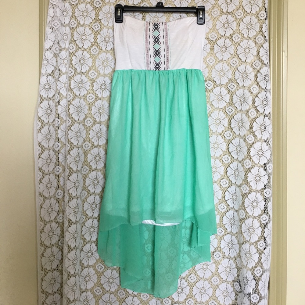 Hi-Lo Strapless Sundress