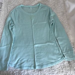 Old Navy Mint Green Thermal Long Sleeve Shirt XL