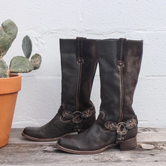 bed stu harness boots