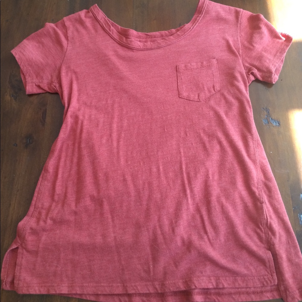 Aeropostale Crimson Seriously Soft Relaxed Tee