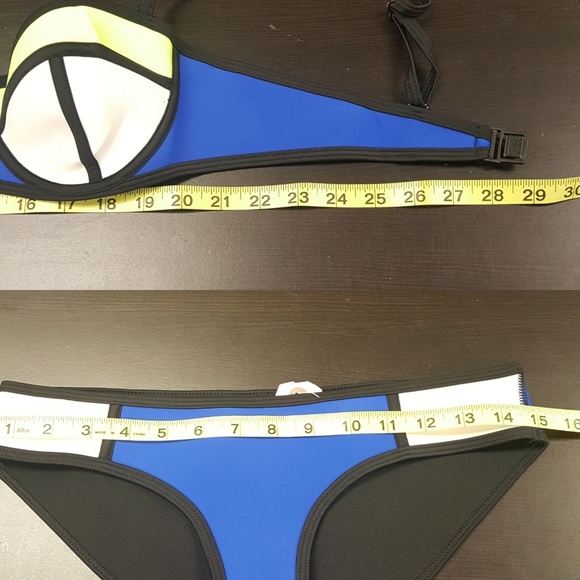 Ebuddy triangle suit blue and yellow white H222 - Picture 2 of 6