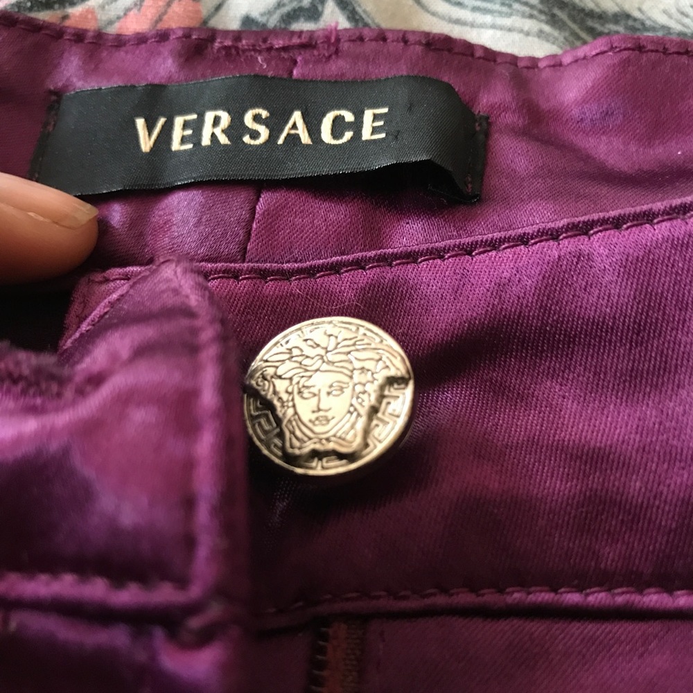 Rare vintage VERSACE silk pants size 26