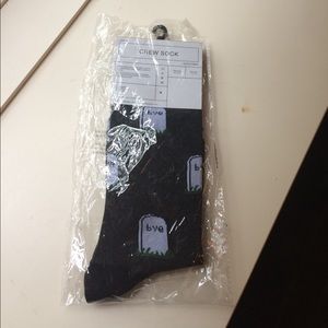 Urban Outfitters 'Bye' Graphic Socks