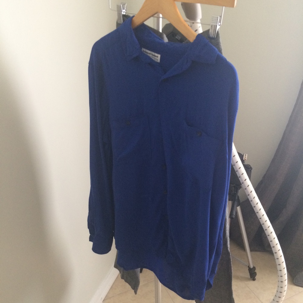 AA Blue Rayon Shirt