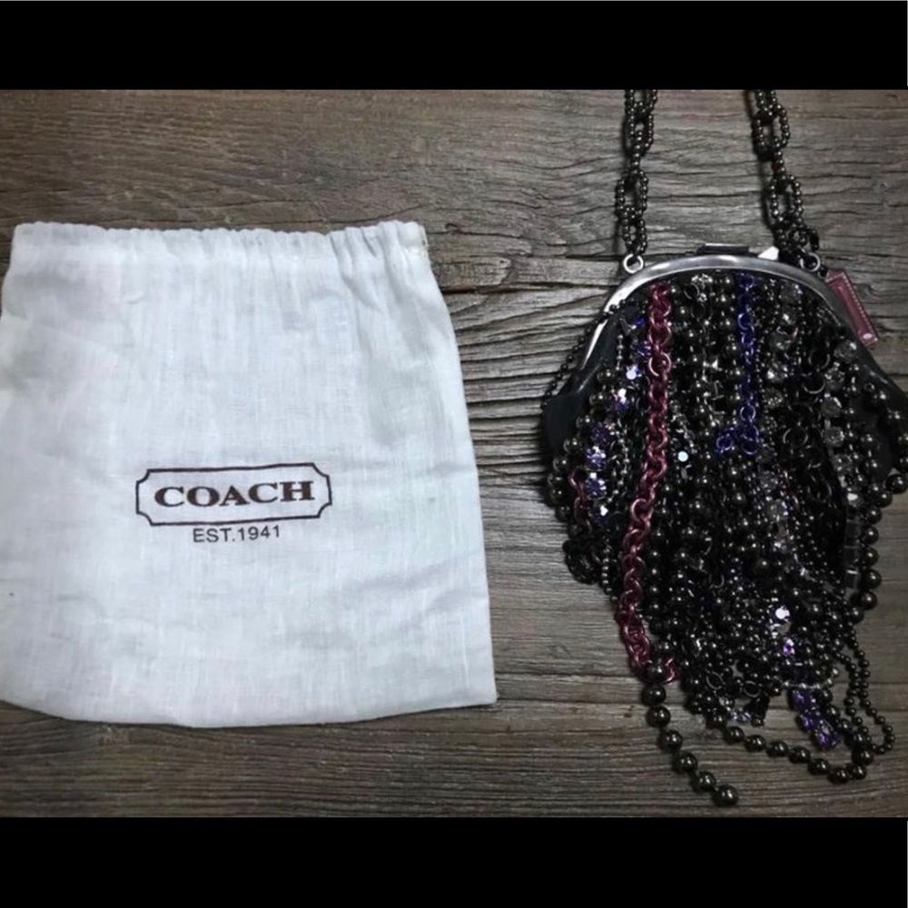 Black Coach Coin Purse