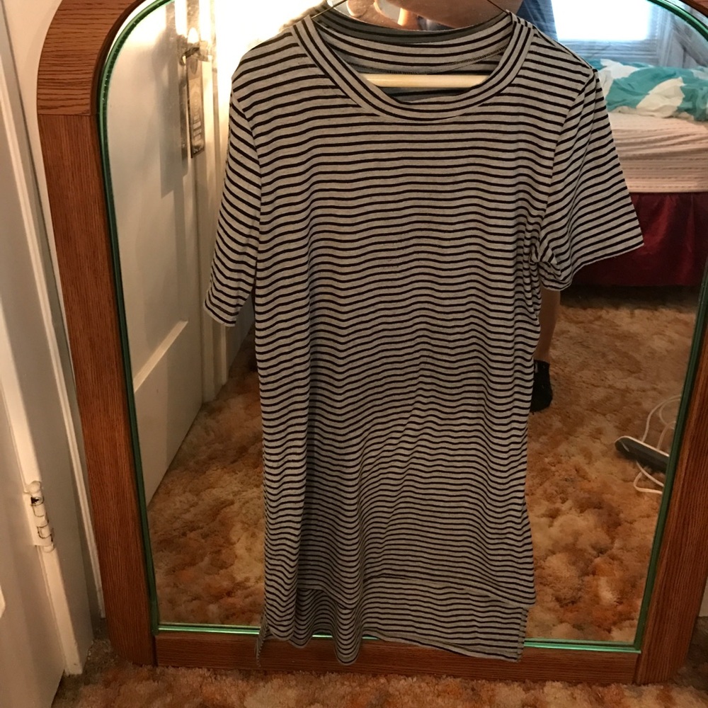 High Low Striped Dress.
