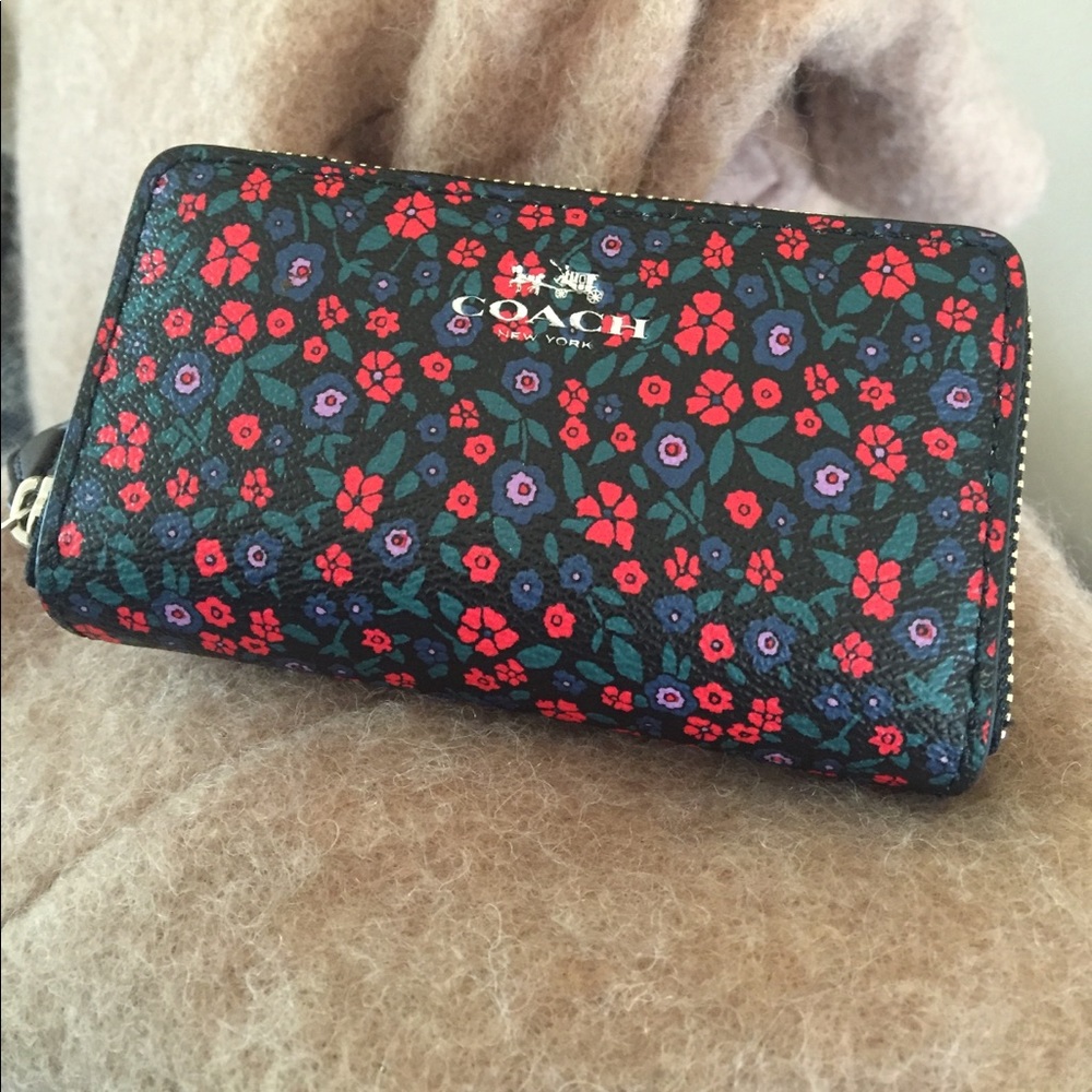 Coach card case wallet