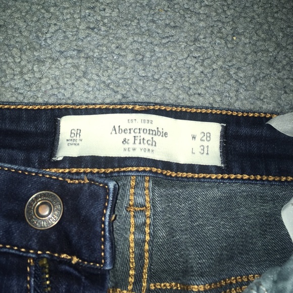 Abercrombie and Fitch Dark Wash Jeans - Picture 3 of 3