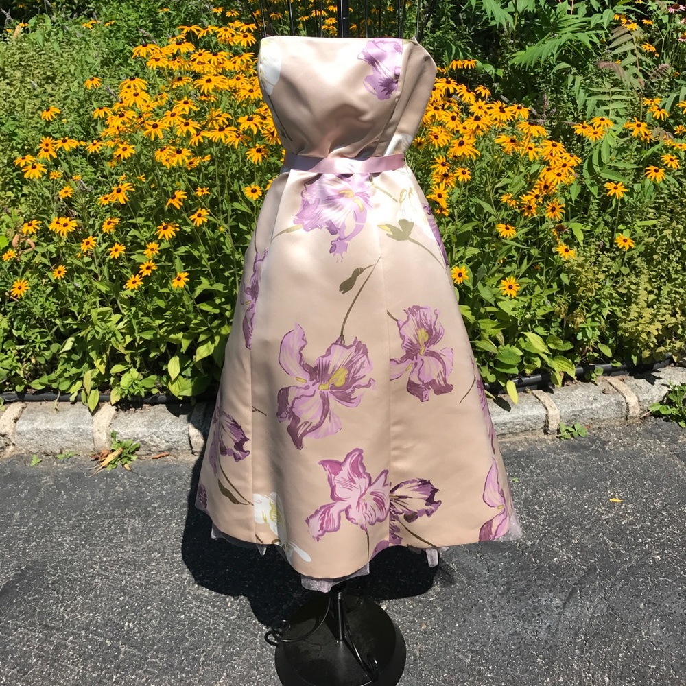 BCBG Floral Cocktail Dress