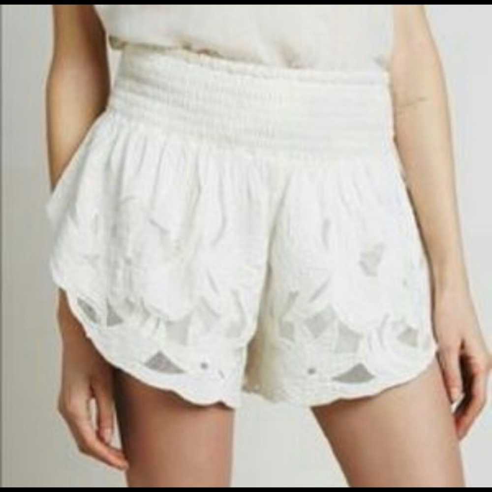 Free people lace shorts!