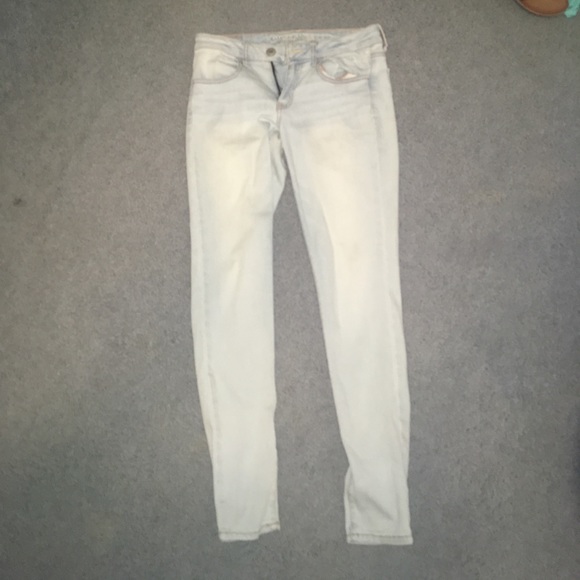 American Eagle Light Wash Jeggings - Picture 1 of 3