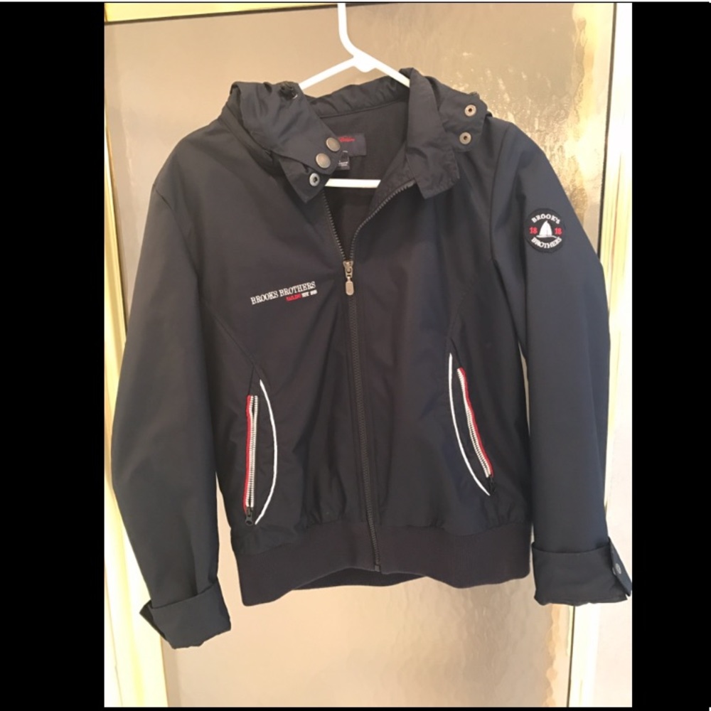 Brooks Brother's Navy Rain jacket