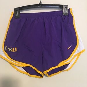 LSU Nike shorts