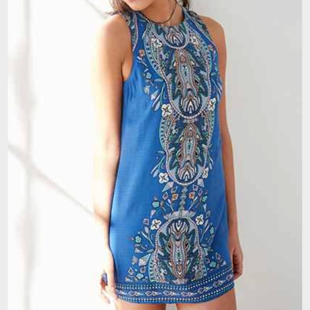 Urban Outfitters Ecoté Guinevere Open Back Dress