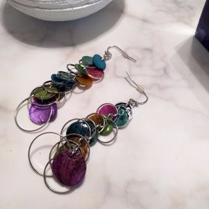 Multicolor Dangle Earrings
