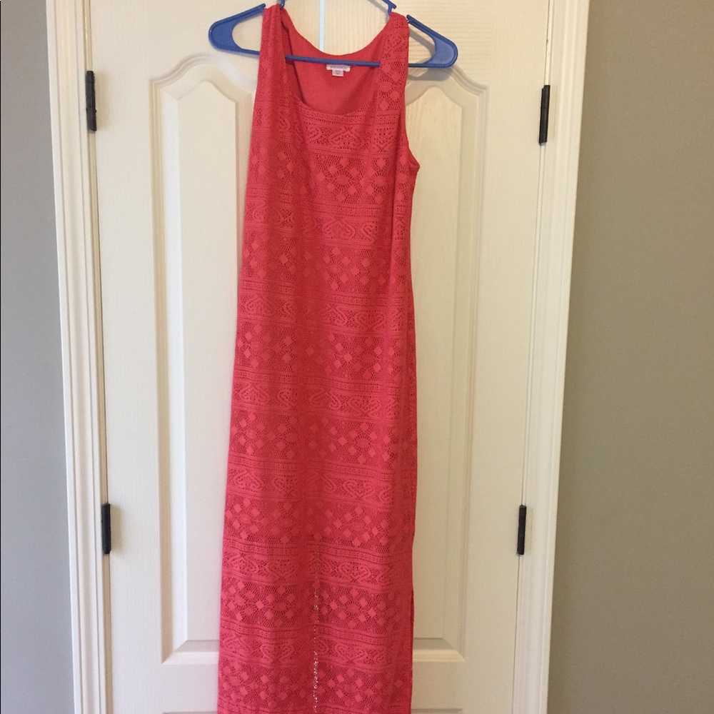 Target Xhileration coral maxi dress!