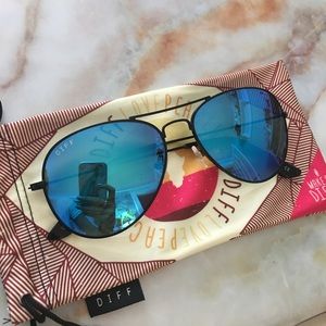 Blue Mirror Aviators