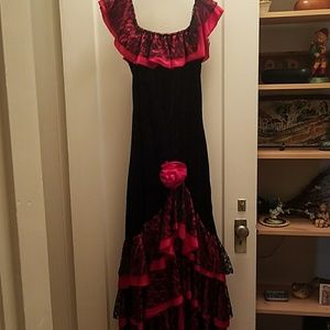 Flamenco womens gown