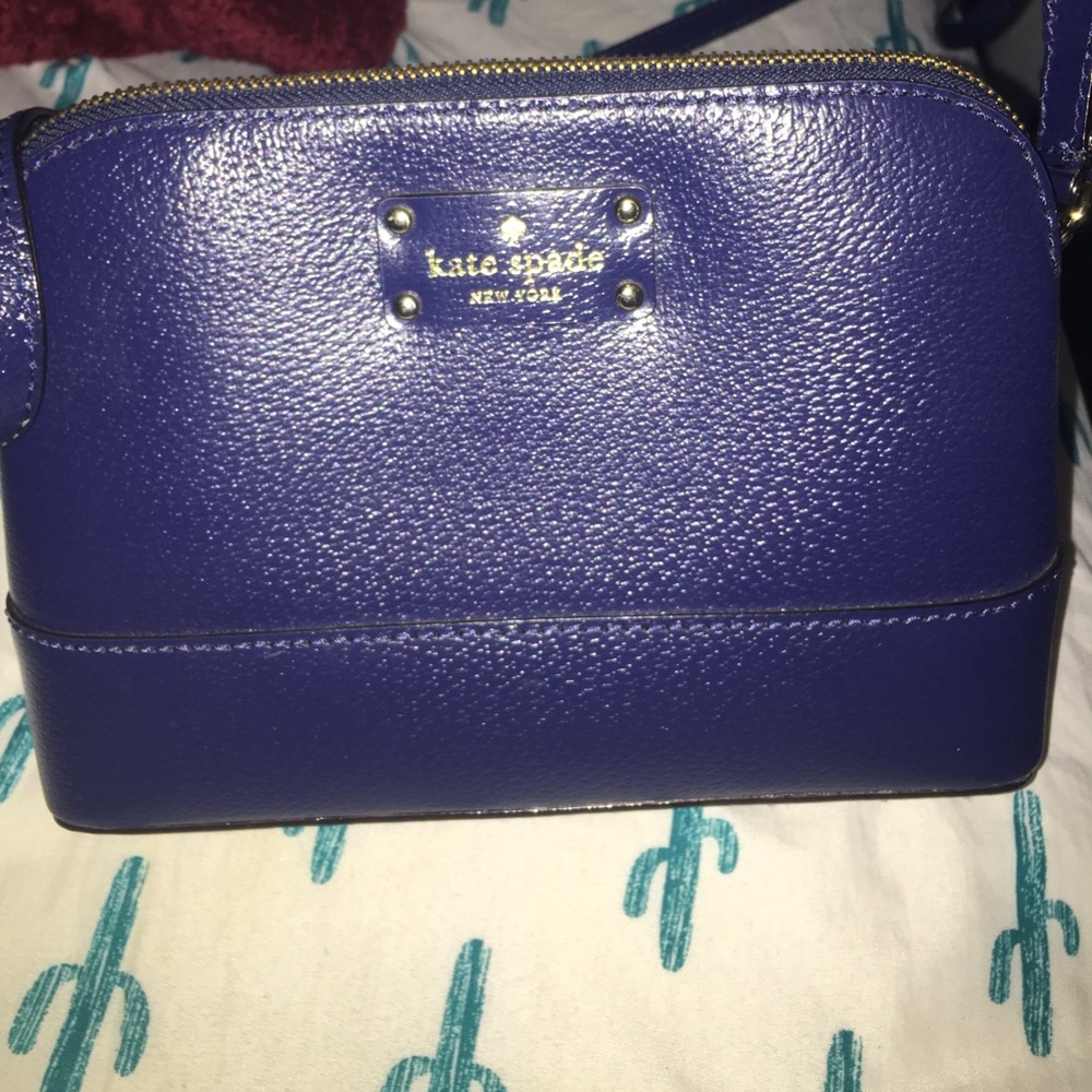 blue kate spade bag