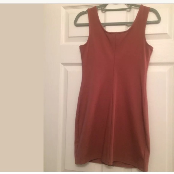 LUSH fitted beaded mauve dress, small - Picture 4 of 4