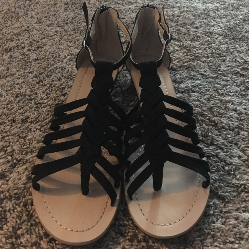 Black sandals