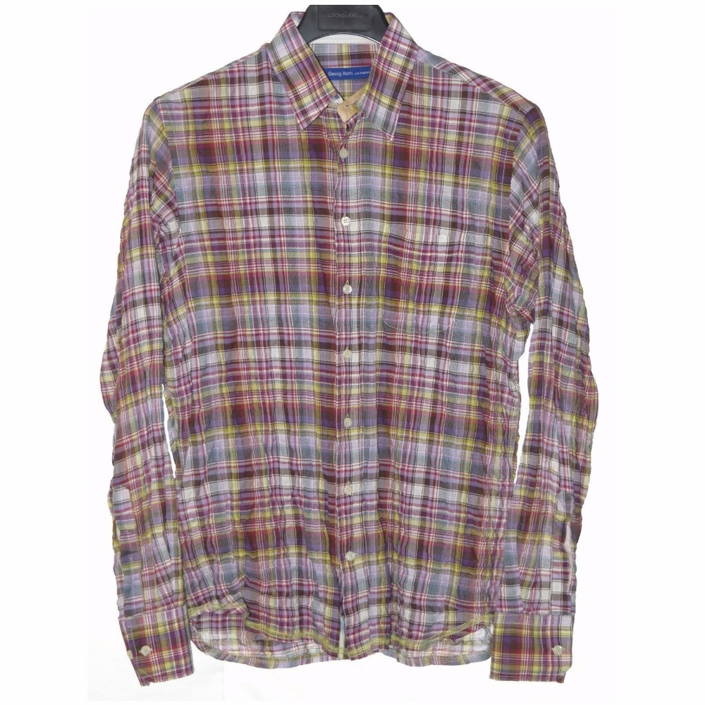 Georg Roth (Large) Purple Green Button Front