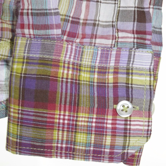 Georg Roth (Large) Purple Green Button Front - Picture 5 of 5