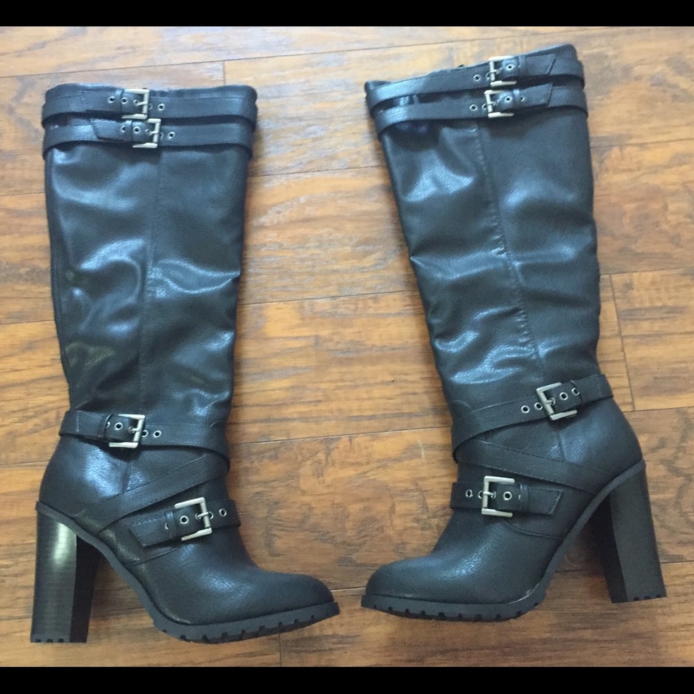 Just Fab "Mattee" Knee High Boots size 9 NWOB