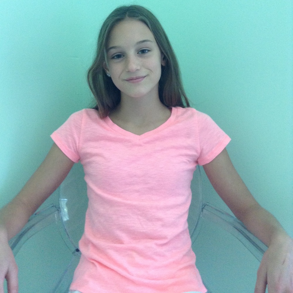 Girls coral justice shirt