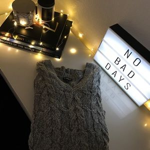 Express Marled Grey Sweater